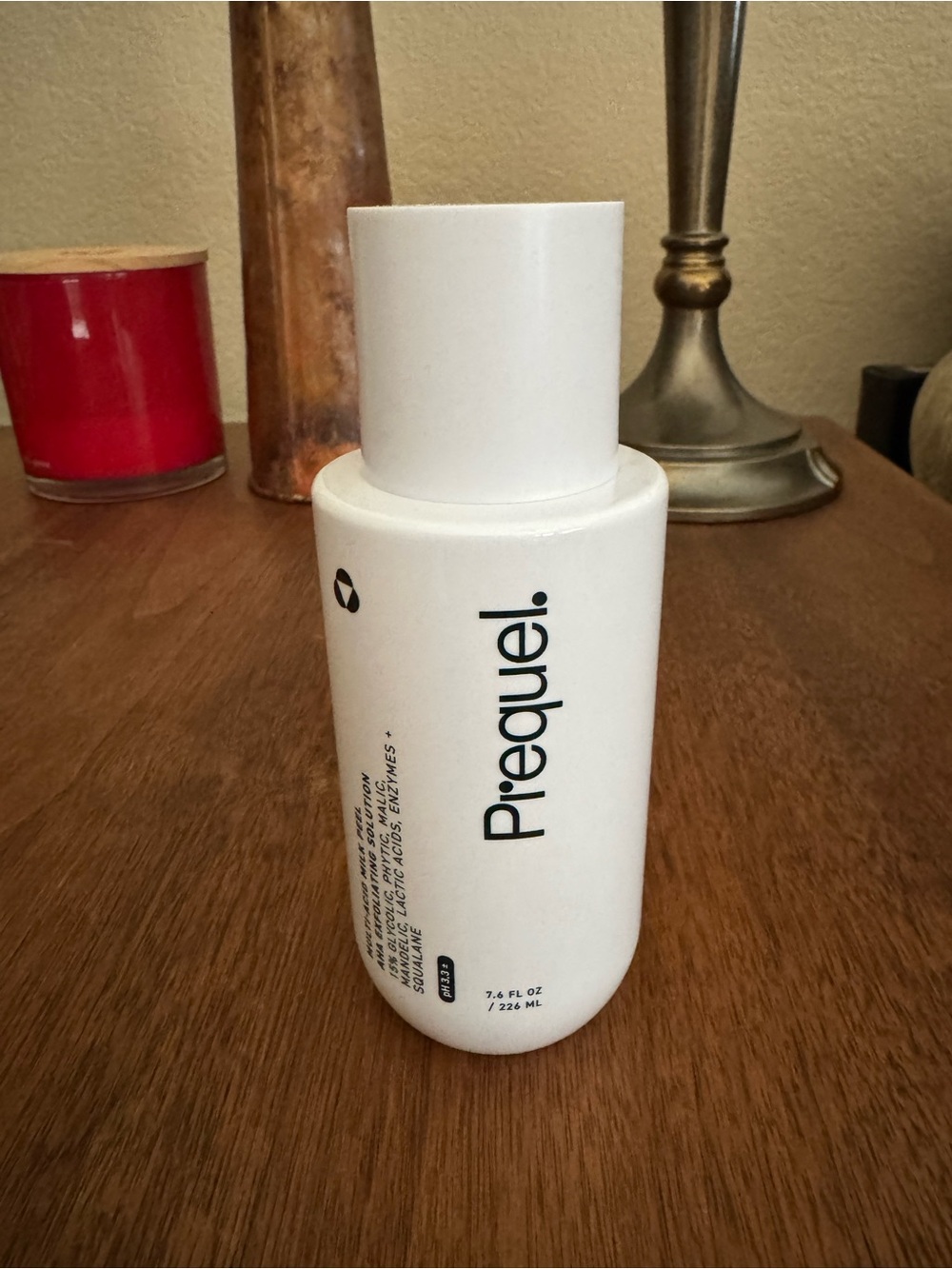 Prequel Multi-Acid Milk Peel. AHA Exfoliating Solition.